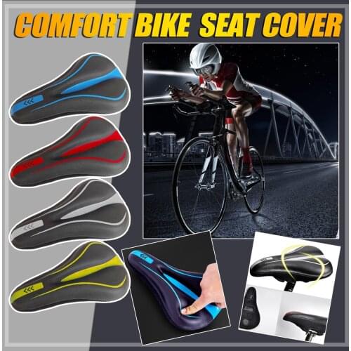 Seat Cover Bicycle Saddle, Cushion With Non-slip Pads Extra Padded Comfort Sillin Bicycle Bicicleta Montaña Седло Для Велосипеда