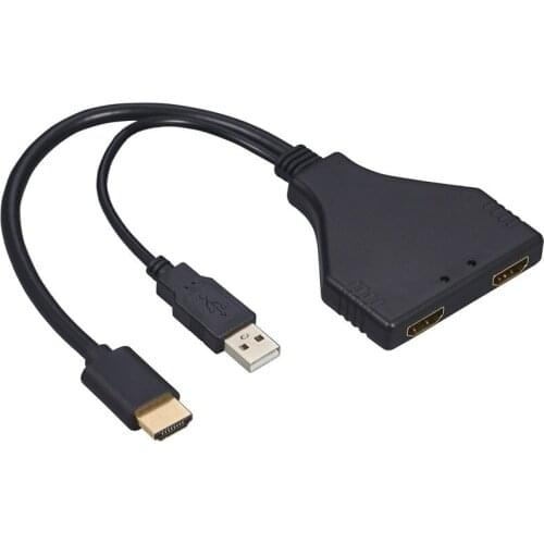 HDMI splitter one-to-two 4K*2K video on-screen device supports 3D HDMI one-to-two line simultaneous display 8K