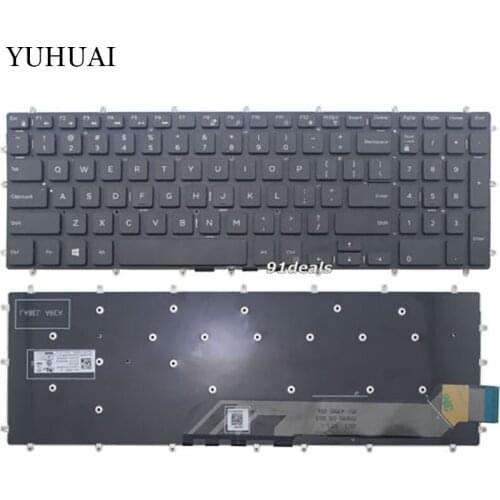 New for Dell Inspiron 15 5565 5567 Gaming 7566 7567 17 5765 5767 keyboard US layout black color