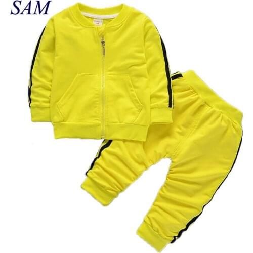 Child Boy Girl Clothing Sets 2021 Autumn Spring Long Sleeve Letter Car Print Set For Baby Toddler Outfit Children Clothing Suit