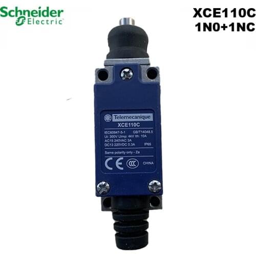 Schneider Electric XCE110C Limit Switch XCE Direct-Acting 1NO+1NC With Flexible Cable Sleeve Original Export Brand New