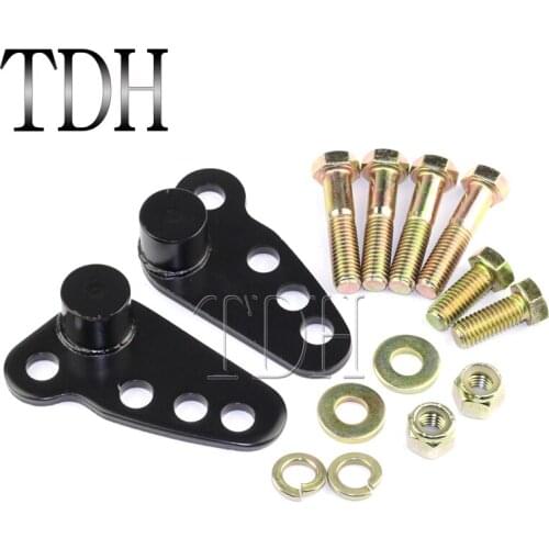 Motorcycle 1-3" Rear Adjustable Lowering Link Kit For Harley Touring Road King Electra Street Glide Standards 2002-2015