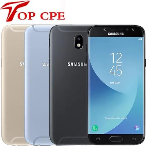 Samsung Galaxy J5 Pro 2017 J530F Original unlocked 16GB ROM 2GB RAM 1080P 13.0MP Camera 5.2 inch LTE Octa-Core Mobile phone