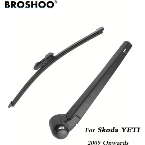 BROSHOO Car Rear Wiper Blade Blades Back Windscreen Wiper Arm For Skoda Yeti Hatchback (2009 Onwards) 280mm,Car Styling