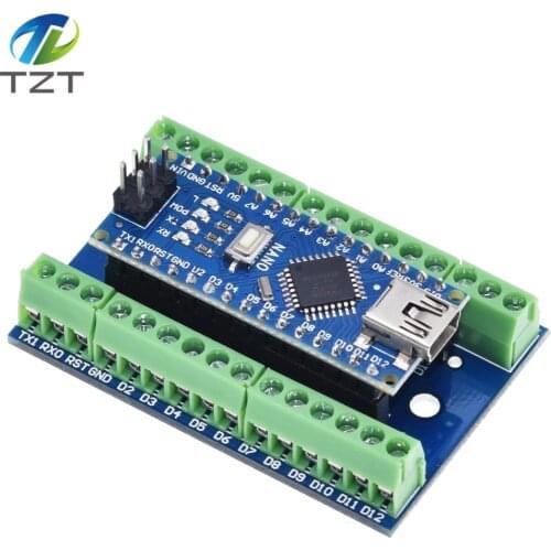 NANO V3.0 3.0 Controller Terminal Adapter Expansion Board Simple Extension Plate For Arduino AVR ATMEGA328P