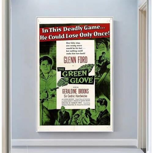 V0834 The Green Glove Vintage Classic Movie Wall Silk Cloth HD Poster Art Home Decoration Gift