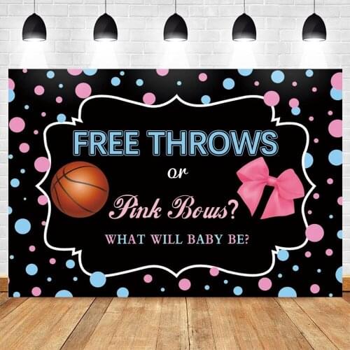 Yeele Gender Reveal Party Baby Shower Polka Dots Photography Backdrop Photographic Decoration Backgrounds For Photo Studio