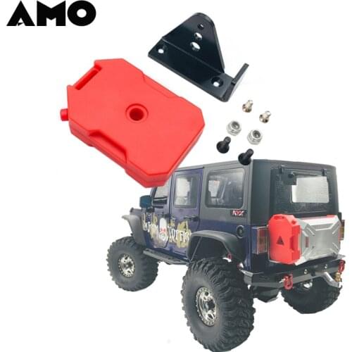 KYX RC Car Parts Refit Upgrade Accessories Decorations Simulation Oil Can Red Spare Fuel Petrol Tank 1/10 Model Cars TRX4 TRX-4