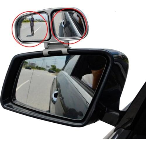 Car Rearview Blind Spot Zone Mirror Wide Angle Dual Glass Reversing Side Wing Mirror Car Accessories