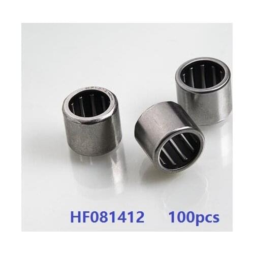 100pcs/lot HF081412 8x14x12 mm One Way Clutch Needle roller Bearing 8*14*12mm