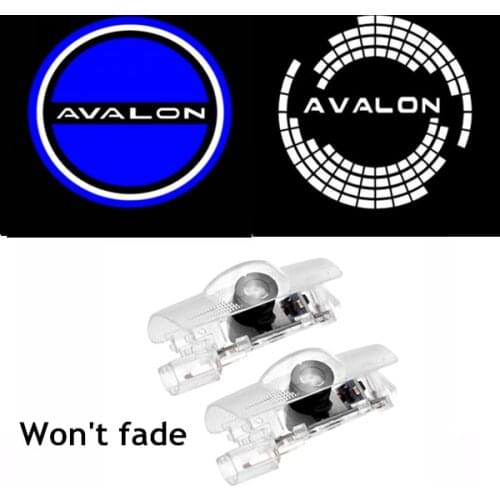 2PCS Compatible for T-oyota AVALON Door Logo Lights Projector LED door Warning Light 3D Shadow Ghost Light Puddle Lights