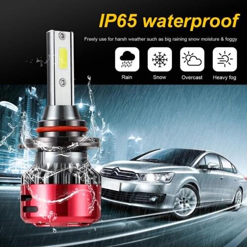 2Pcs IP65 Waterproof 9-30V DOB LED Chip 6000K High Brightness LED Car Light Bulb Automobile truck vehicle Headlights Lamp nice