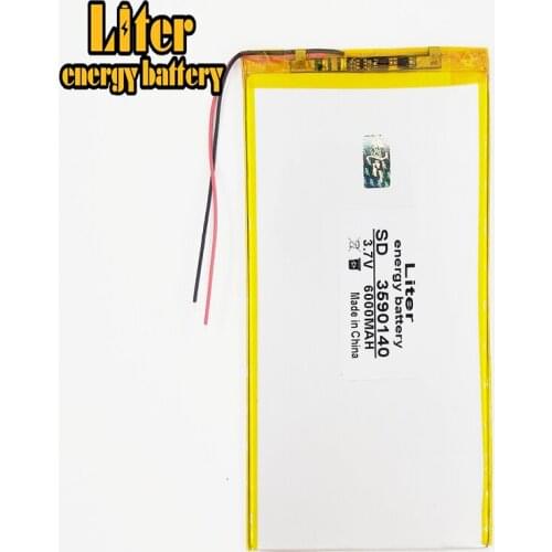 3590140 Tablet battery capacity 3.7V 6000mAh Universal Li-ion battery for tablet pc 8 inch 9inch