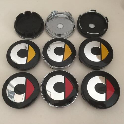 4pcs 56mm 60mm Smart Fortwo Forfour Roadster Forjeremy Forspeed Forstars For-us Car Wheel Center Hub Cap Resin Badge Decal