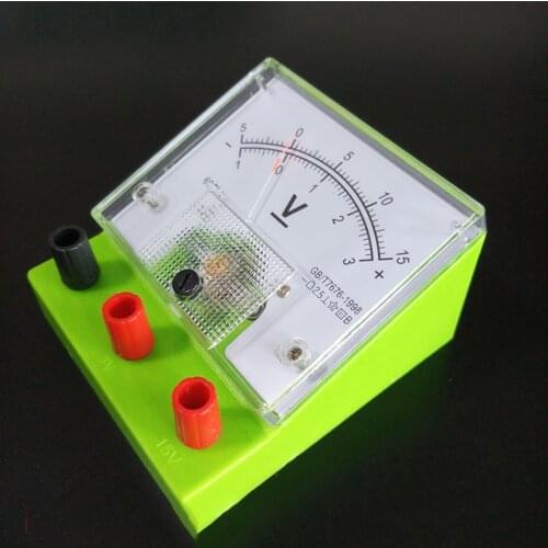 DIY Ammeter Voltmeter Volt Meter Physical Electrical Circuit Experiment Equipment For School