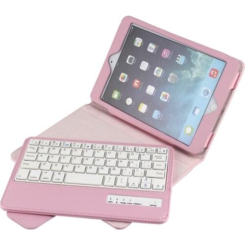 Wireless Bluetooth Keyboard Case for ipad mini1 mini2 mini3 mini4 mini5 wireless Keyboard mini7.9‘Litchi leather Cover Keyboard