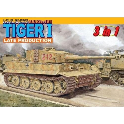 Dragon 6253 1/35 Pz.Kpfw. VI Ausf.E Sd.Kfz.181 Tiger I Late Production Model Kit