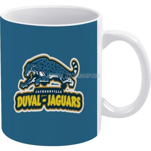 Duval Duuval Coffee Mugs 330ml Creative Travel Mug and Cup Office Drinkware Mugs Tazza Football Florida Duval Jags Sports Florid