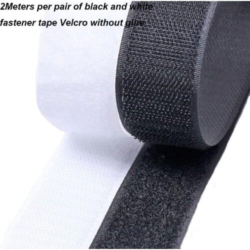 2Meters 16-150MM Width Adhesive Hook And Loop Fastener Tape No Glue Velcros Fastener Tape Ties For Sewing Accessories