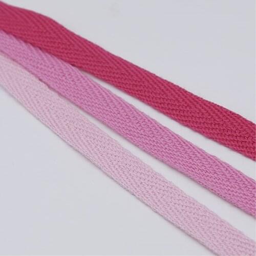 2cm wide 50 yards/lot 21 yarns pure cotton edge-wrapping strips for sewing herringbone webbing one lot one color