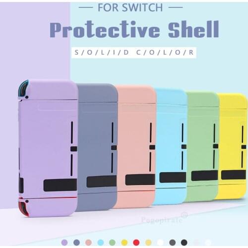 Soft TPU Skin Matte Joycons Protective Case Pure Colors for Nintendo Switch NS JoyCons Back Housing Shell Cover Protector Access