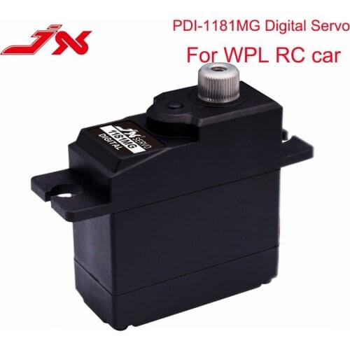 JX PDI-1181MG 18g 3.5KG Metal Gear Digital Core Servo for WPL D12 RC Car B1/16 B24 C14 C24 MN D90 D91 D99 Glider Plane
