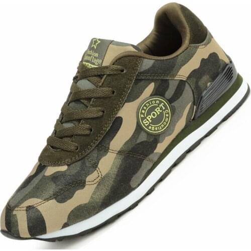 Fashion Lovers Canvas Shoes Camouflage Military Women Casual Shoes Autumn Breathable Camo Flats Women Chaussure Femme
