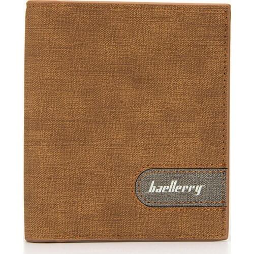 Mens Slim Pu Wallet Credit Card Holder Organizer Short Purse With Id Window New