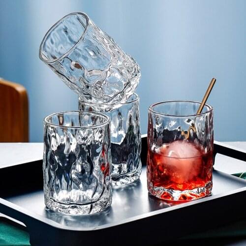 Light Luxury Glass Cup Wine Creative Home Cola Beer Whiskey Champagne Red Wine Glass Cup Office Verre Household Products DG50B