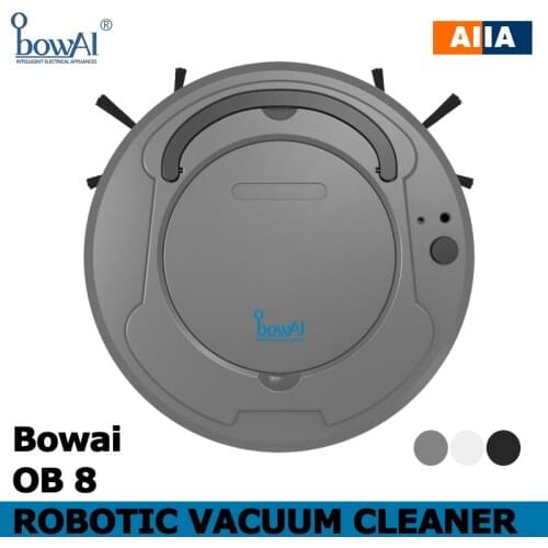 BOWAI Smart Robot Vacuum Cleaner Sweeping Robot 3-in-1 6.8cm Fuselage Below 55db 1200pa Suction Usb Charging For Home
