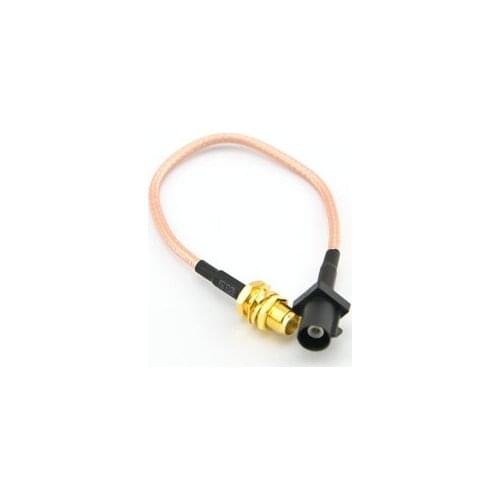 10 Pieces GPS Antenna Extension Cable Fakra A plug male to SMA Female Jack Pigtail Cable RG316 15CM