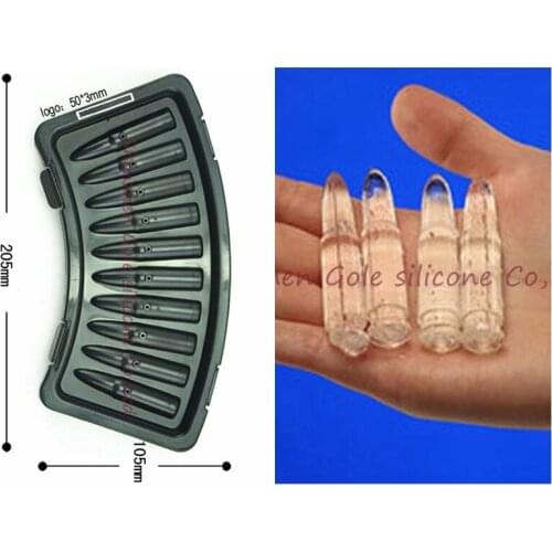 100pcs/lou Bullet Mold Plasic Mold Cooking Tools Cookie Cutter Ice Molds Ice Trays Silicone Mold Cupcake Box Cupcake Stand Tools