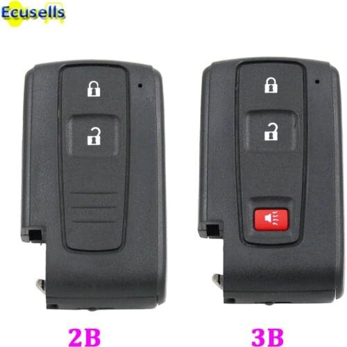 2/3 Buttons Smart Remote Key Fob Case Shell for TOYOTA PRIUS 2004 2005 2006 2007 2008 2009