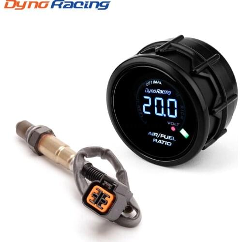 Dynoracing 52mm Car Air Fuel Ratio Gauge Digital GENUINE Narrowband O2 Oxygen Sensor Rear For 03-10 Hyundai Kia 2.0L