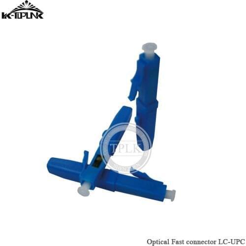 Free shipping 10pcs/lot FTTH LC UPC Fast connector high quality LC embedded FTTH optic fast connector single mode LC/UPC type