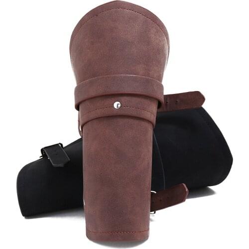 2020 punk Wide black adjustable leather bracelet men simple armband jewelry guitar motorcycle accessories Bracers boyfriend gift