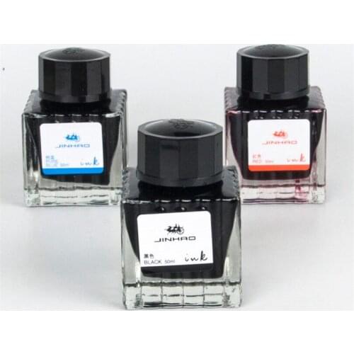 JINHAO Non-Carbon Ink Fountain Pen Ink Non-Carbon 50ml Fountain Pens Stationery Pen Ink Bottle Printer Ink Chemistry