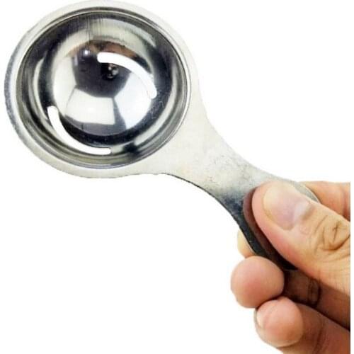 DHL 500pcs high quality Stainless Steel Egg Separator Tool Spoon Egg Yolk White Separator Egg Divider Kitchen Tools