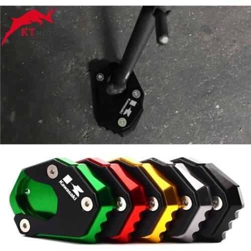 For Kawasaki ER-6N ER6F Z650 Z900 Z900RS Z1000 Z1000SX NEW Motorcycle CNC Kickstand Foot Side Stand Extension Pad Support Plate