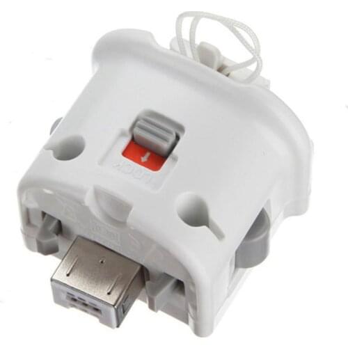 For Nintendo Wii Motion Plus Adapter Sensor Handle Accelerator Intensifier With Silicon Case Remote Controller Motion Enhancer