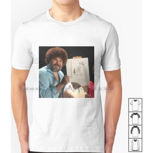 Jack Black Bob Ross T Shirt 100% Cotton Jack Black Bob Ross Trump Karen Meme Millenial Dr Disrespect Netflix Retro Madden