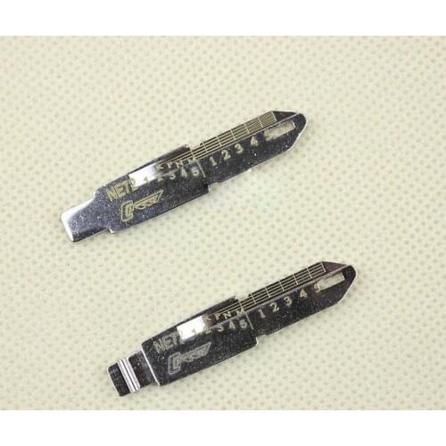 NE72 Engraved Line Key Blade For Peugeot 206 207 Citroen Scale Shearing Teeth Cutting Key Blank 2 IN 1 (No 53)