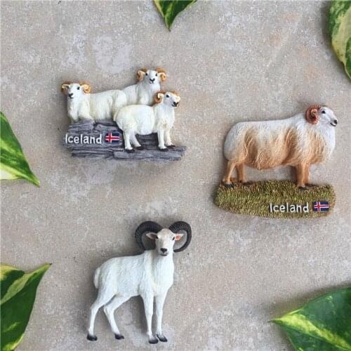 Fridge Magnets Fine Collection Export Iceland Sheep Magnetic Stickers Home Decoration Decorative Stickers