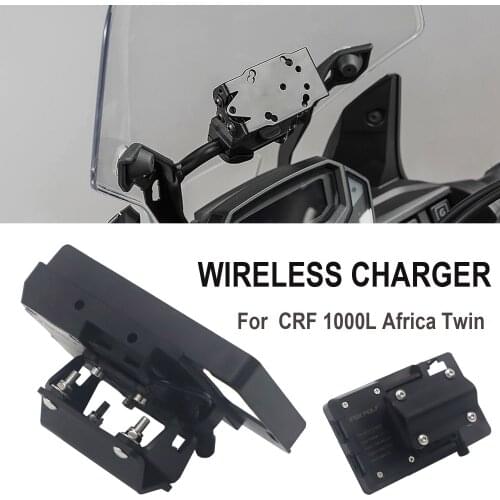 Mobile Phone GPS Wireless Navigation Holder Bracket Support For Honda CRF 1000L Africa Twin USB