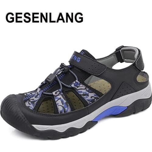 2020 Mens Outdoor Sandals Quick Drying Nonslip Water Fishing Wading Beach Sneakers Lightweight Comfortable Casual Walking Shoes