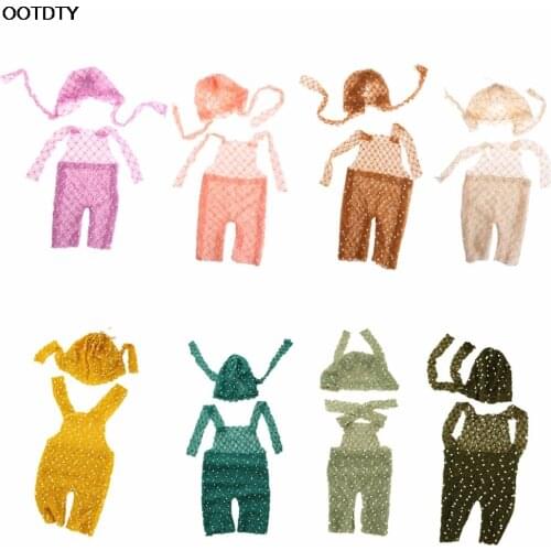Newborn Baby Boys Girls Knit Crochet Romper Hat Photo Photography Props Outfit #L060# new hot