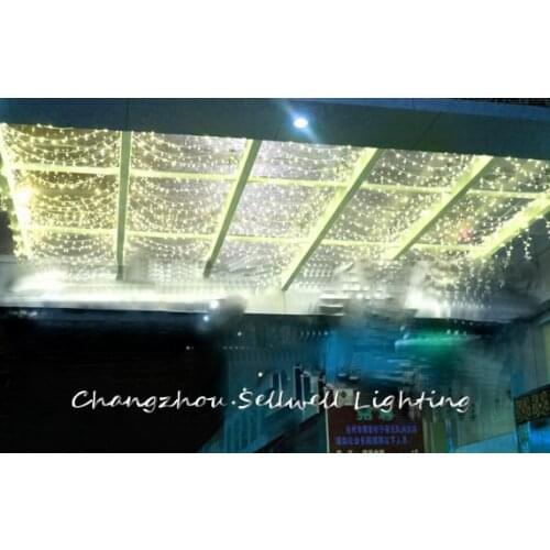 GREAT!Festival lighting christmas bulb yard decoration celebration product 4*4m LED star lamp H182