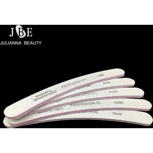 5PCS Nail Art Sanding Double-sided Buffer 80/80 Grit Nail Files Emery Board Lime a ongle Sanding Buffer Wholesale