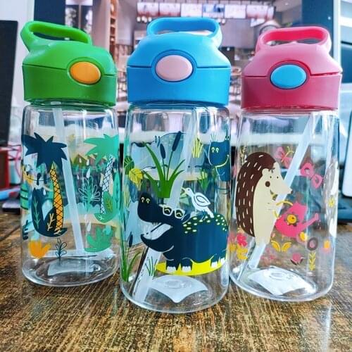 520ML Plastic BPA Free Water Bottles Bicycle Sport Drinking Bottle Portable Adult Hiking Travel Children School Use Bottle
