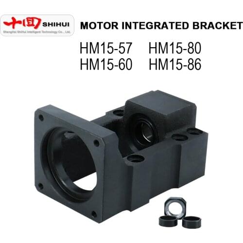 Ball Screw Bearing Cast Iron Bracket Linear Sliding Platform Module Fixed Seat Stepping Servo Motor HM15 Integrate Base For CNC